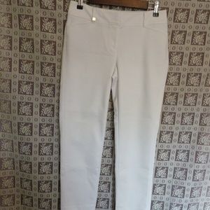 White House Black Market white skinny work pant